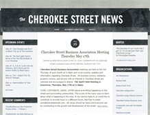 Tablet Screenshot of cherokeestreetnews.org
